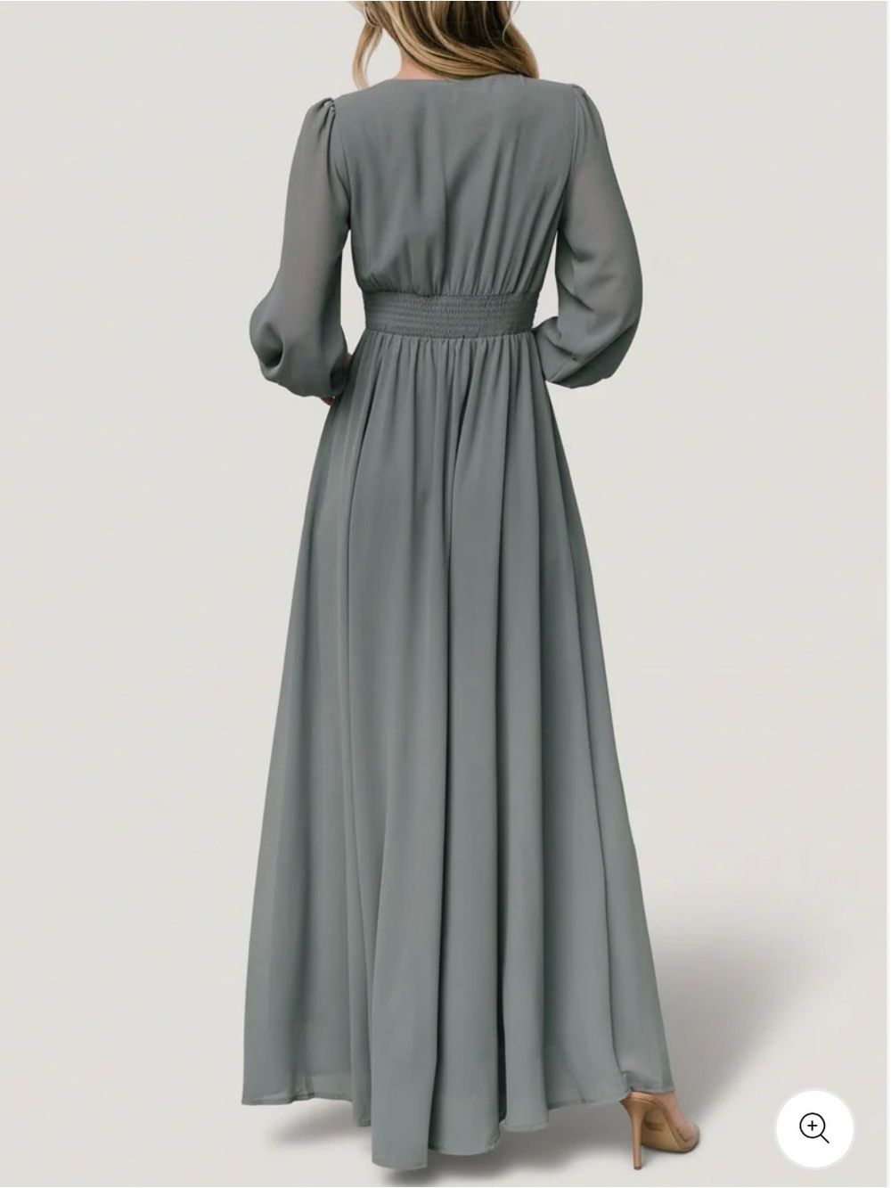 Baltic Born Olivia Maxi Dress in Dusty Blue - Picture 12 of 13